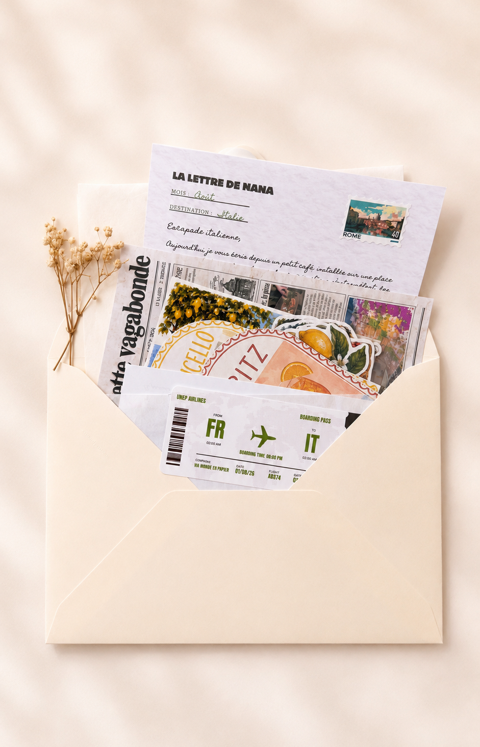 Courrier d'août