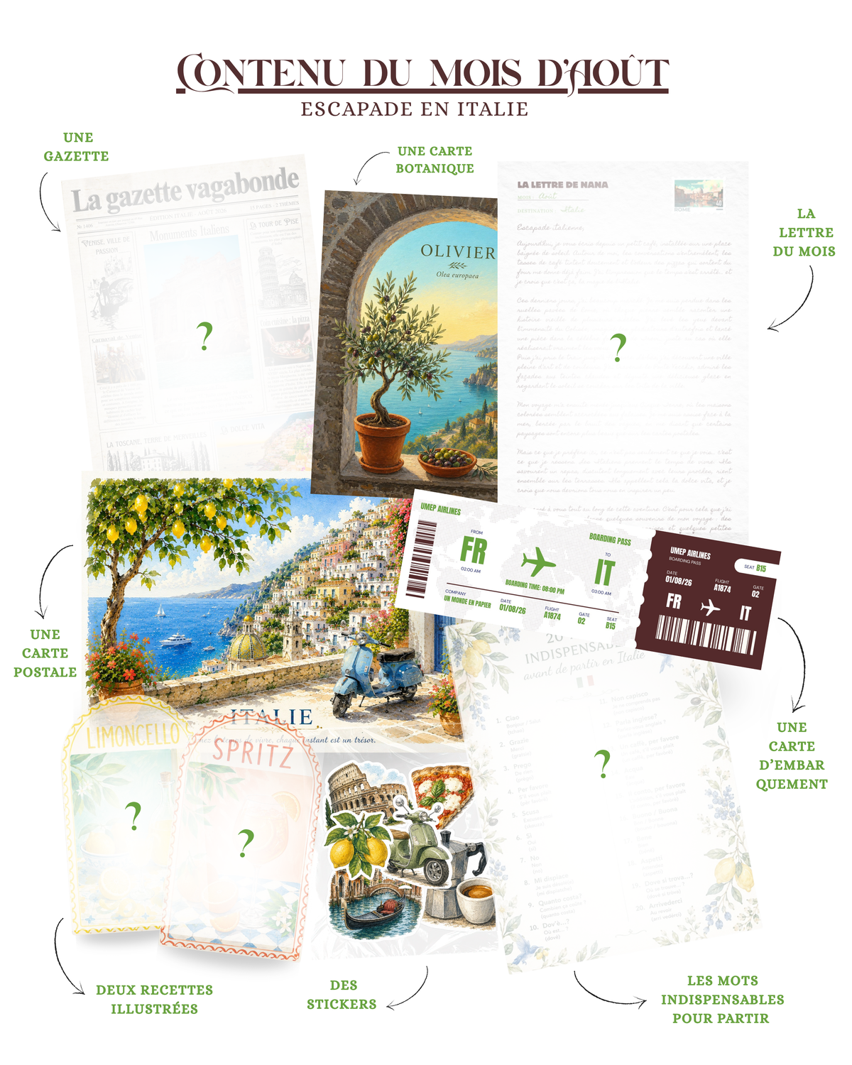 Courrier d'août